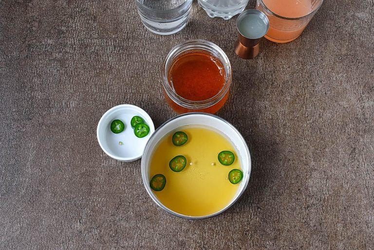 Step 1 - Spicy Grapefruit Paloma