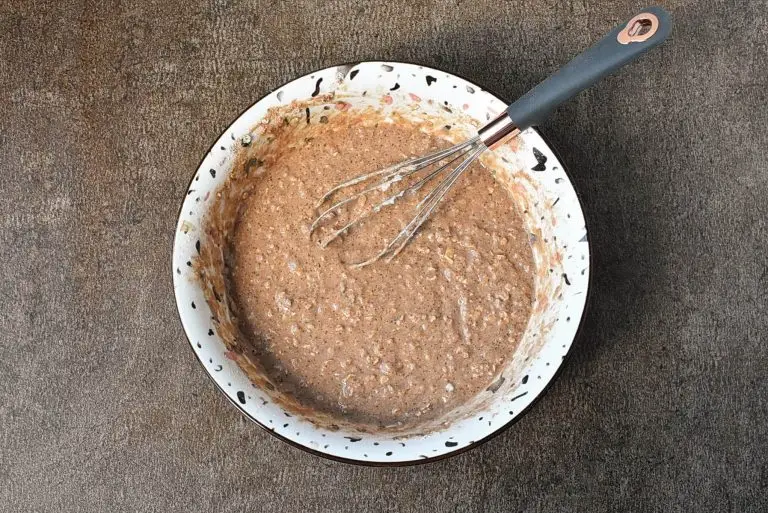 Step 4 - Vegan Chocolate Oat Flour Waffles