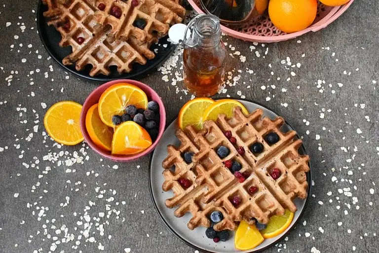Step 6 - Vegan Chocolate Oat Flour Waffles