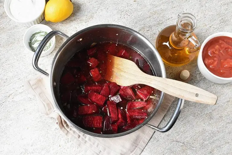 Step 3 - Vegan Beet and Buckwheat Soup