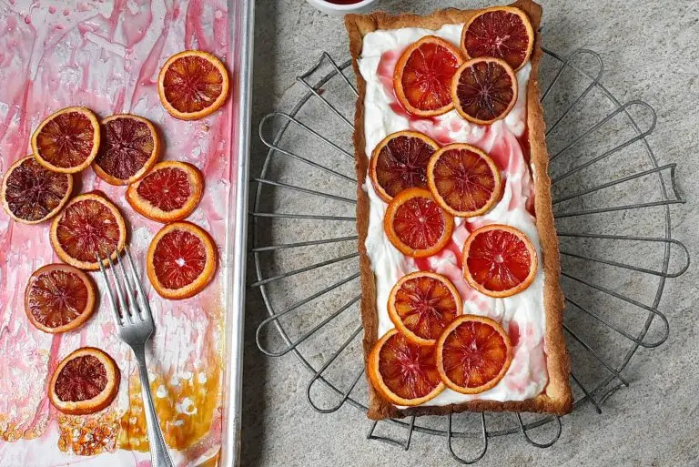 Step 10 - Blood Orange Ricotta Tart