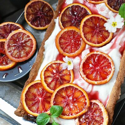 Blood Orange Ricotta Tart Recipes– Homemade Blood Orange Ricotta Tart – Easy Blood Orange Ricotta Tart