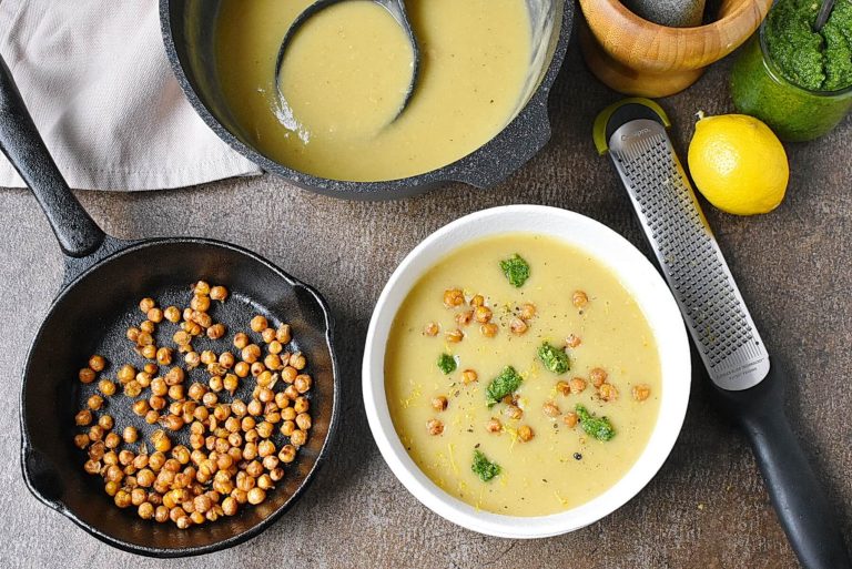 Step 9 - Chickpea Potato Soup