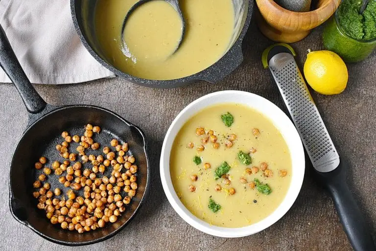 Step 9 - Chickpea Potato Soup