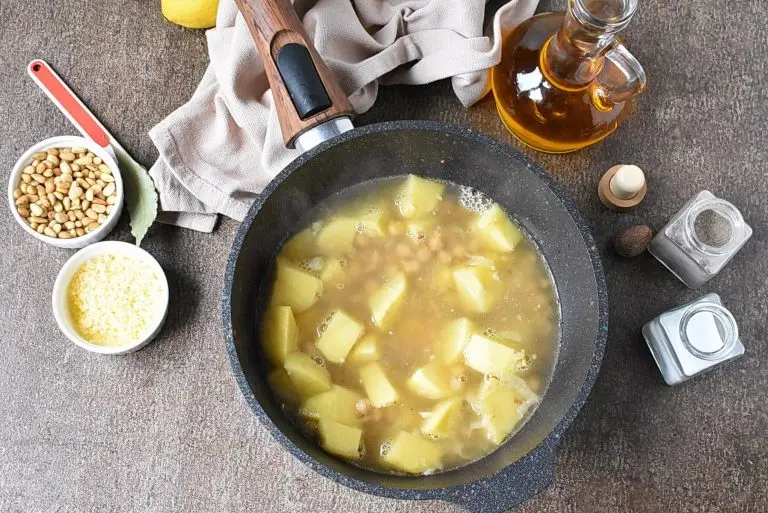 Step 4 - Chickpea Potato Soup