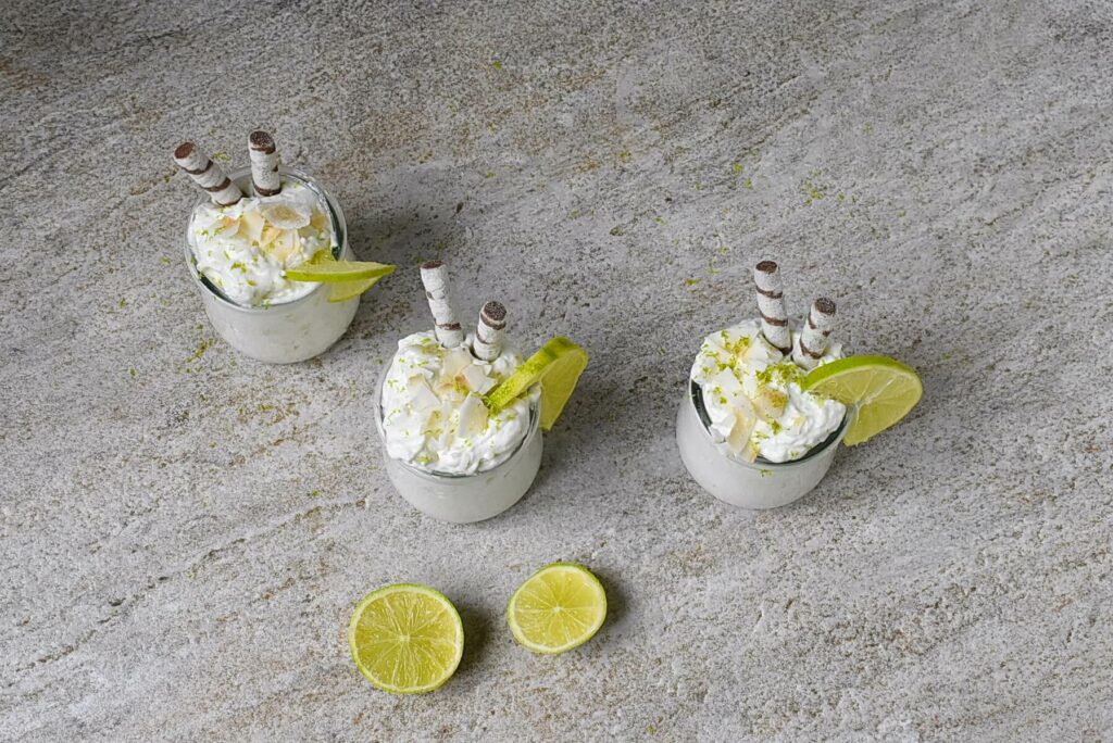 How to serve Coconut Lime Cheesecake Mousse