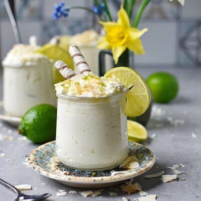 Coconut Lime Cheesecake Mousse Recipes– Homemade Coconut Lime Cheesecake Mousse – Easy Coconut Lime Cheesecake Mousse