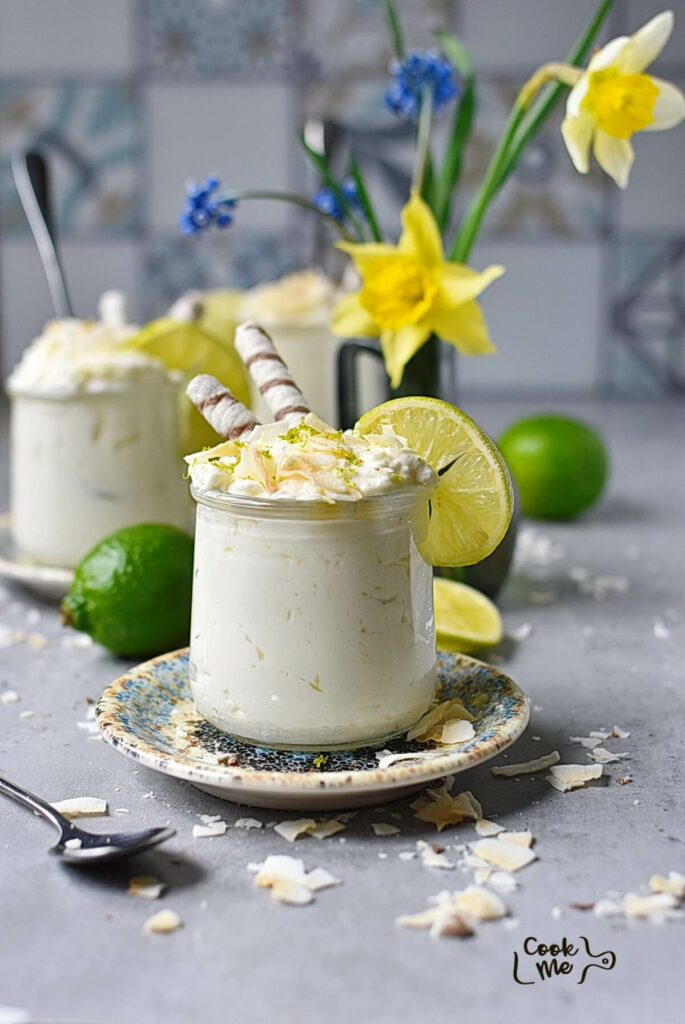 Coconut Lime Cheesecake Mousse