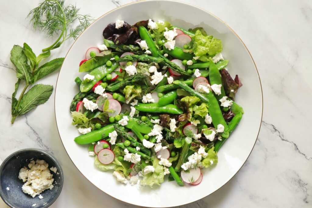Pea and Asparagus Salad recipe - step 9
