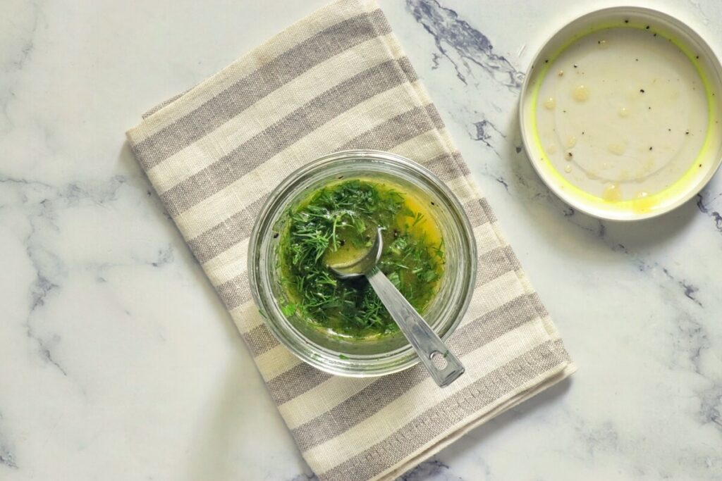 Pea and Asparagus Salad recipe - step 6