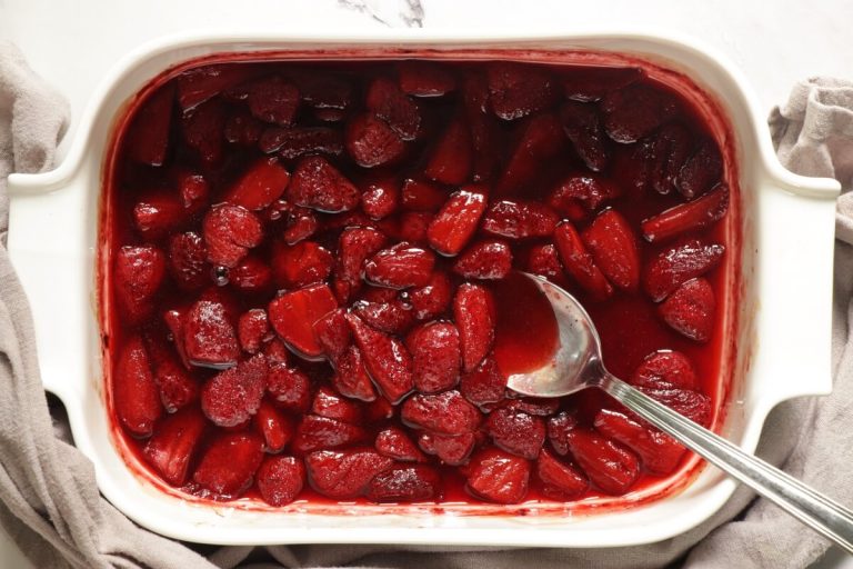 Step 3 - Roasted Strawberry Ice Cream