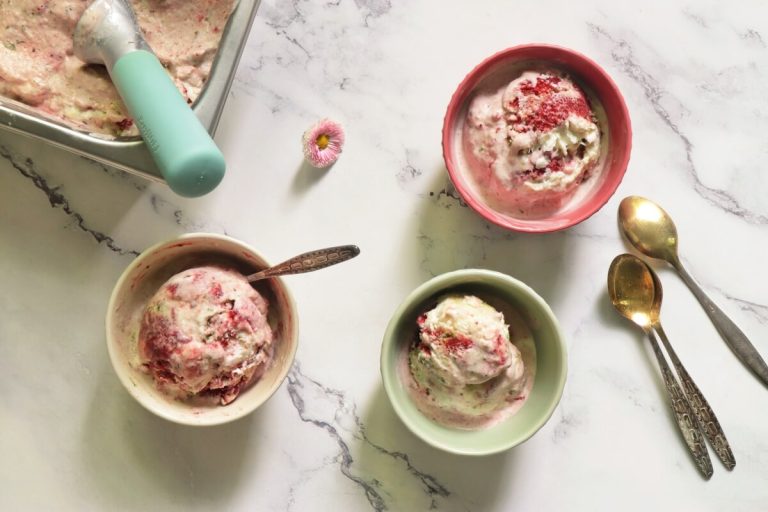 Step 16 - Roasted Strawberry Ice Cream