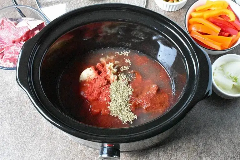 Step 1 - Slow-Cooker Shredded Steak