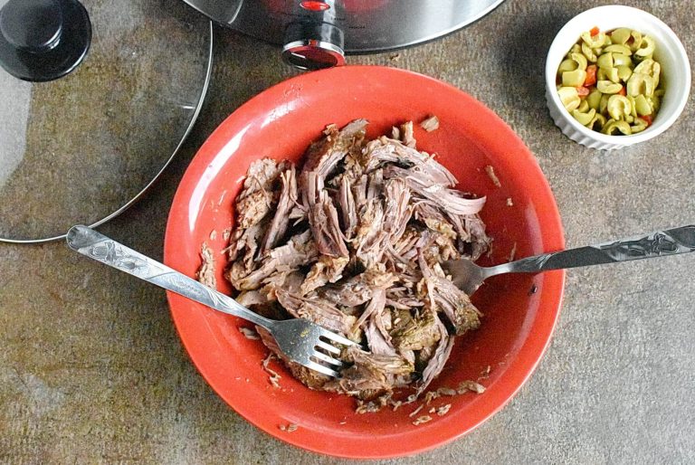 Step 4 - Slow-Cooker Shredded Steak