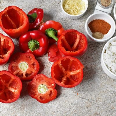 Slow-Cooker Stuffed Peppers recipe - step 1