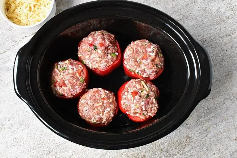 Step 4 - Slow-Cooker Stuffed Peppers