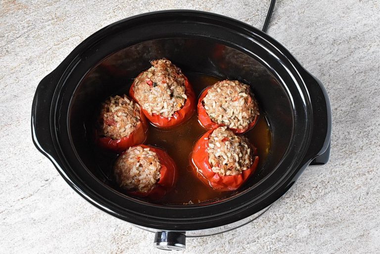 Step 5 - Slow-Cooker Stuffed Peppers