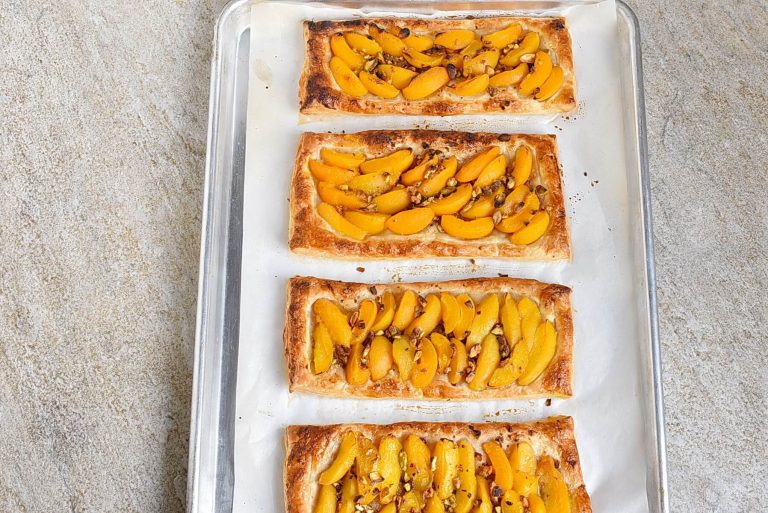 Step 9 - Apricot and Pistachios Tart