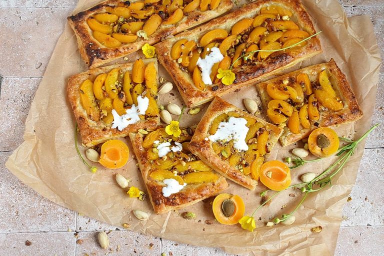 Step 10 - Apricot and Pistachios Tart