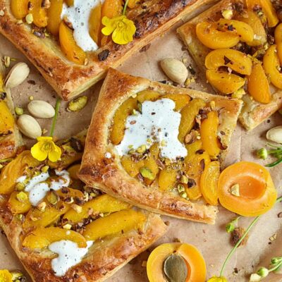 Apricot and pistachio tart Recipes– Homemade Apricot and pistachio tart – Easy Apricot and pistachio tart