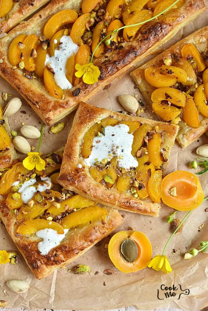 Apricot and Pistachios Tart