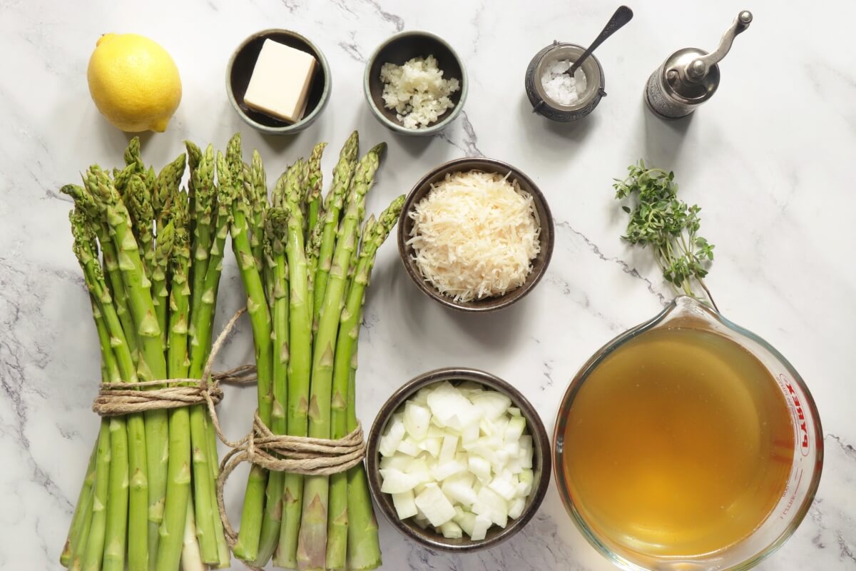 Ingridiens for Asparagus Soup