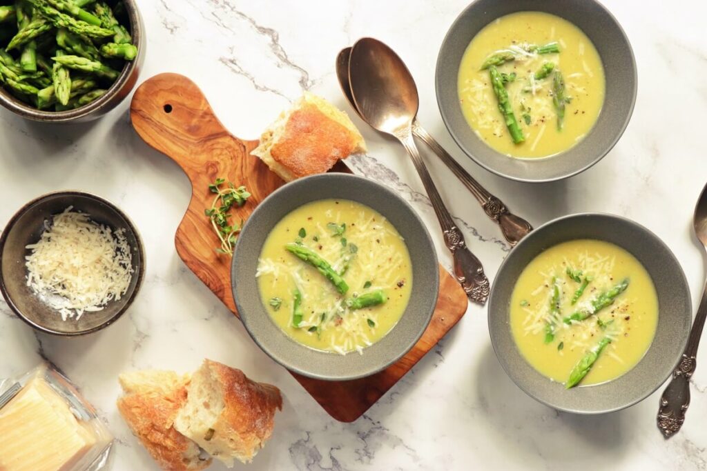 How to serve Asparagus Soup