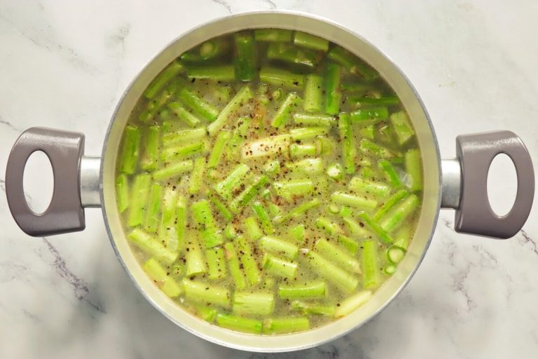 Step 4 - Asparagus Soup