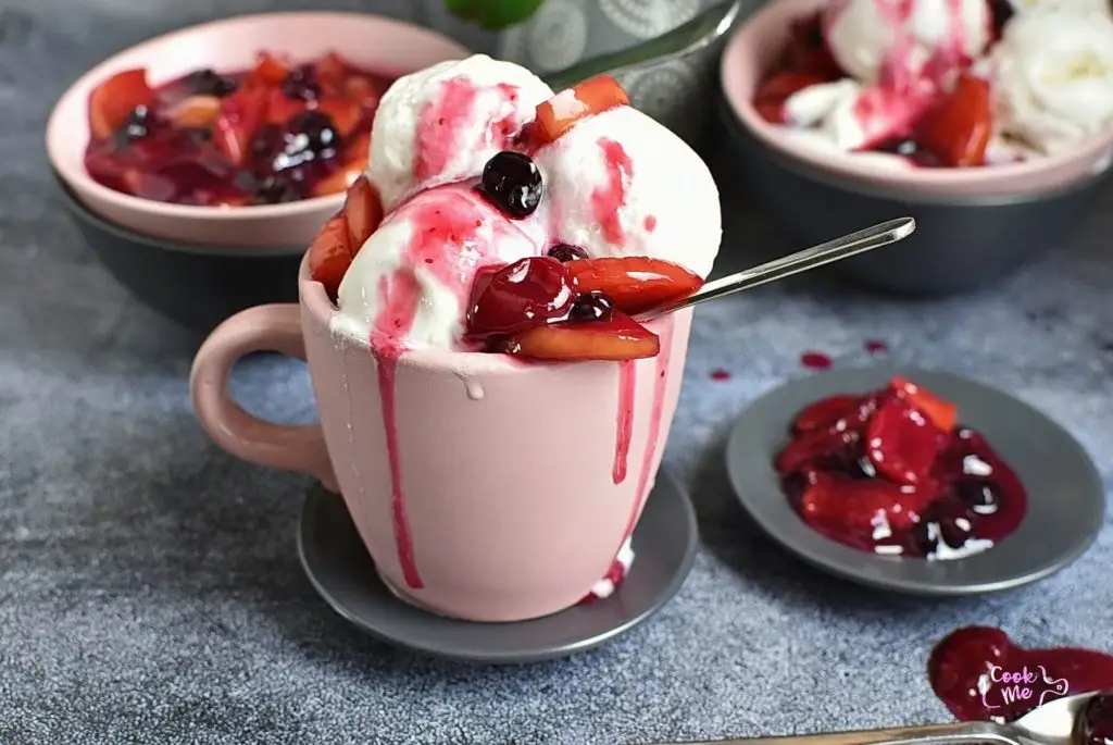 Berry-Cherry Peach Sauce