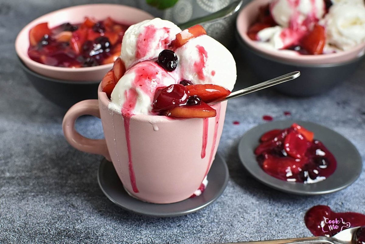 Berry-Cherry Peach Sauce