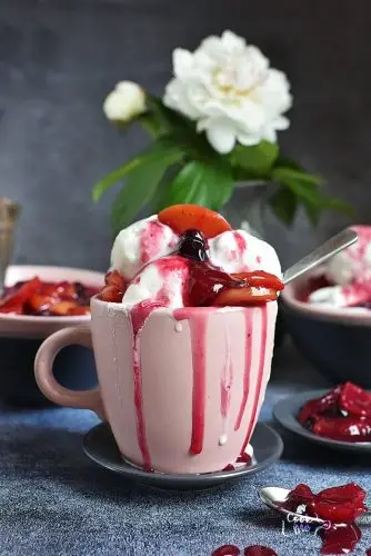 Berry-Cherry Peach Sauce