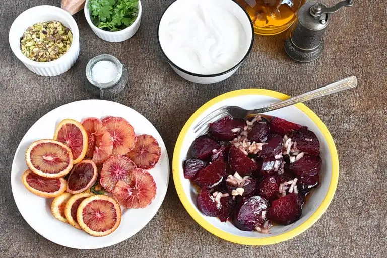 Step 6 - Blood Orange and Roasted Beet Salad