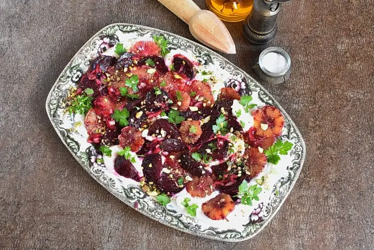 Step 9 - Blood Orange and Roasted Beet Salad