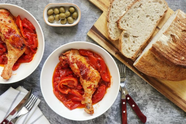 Step 14 - Chicken with Red Peppers and Tomatoes