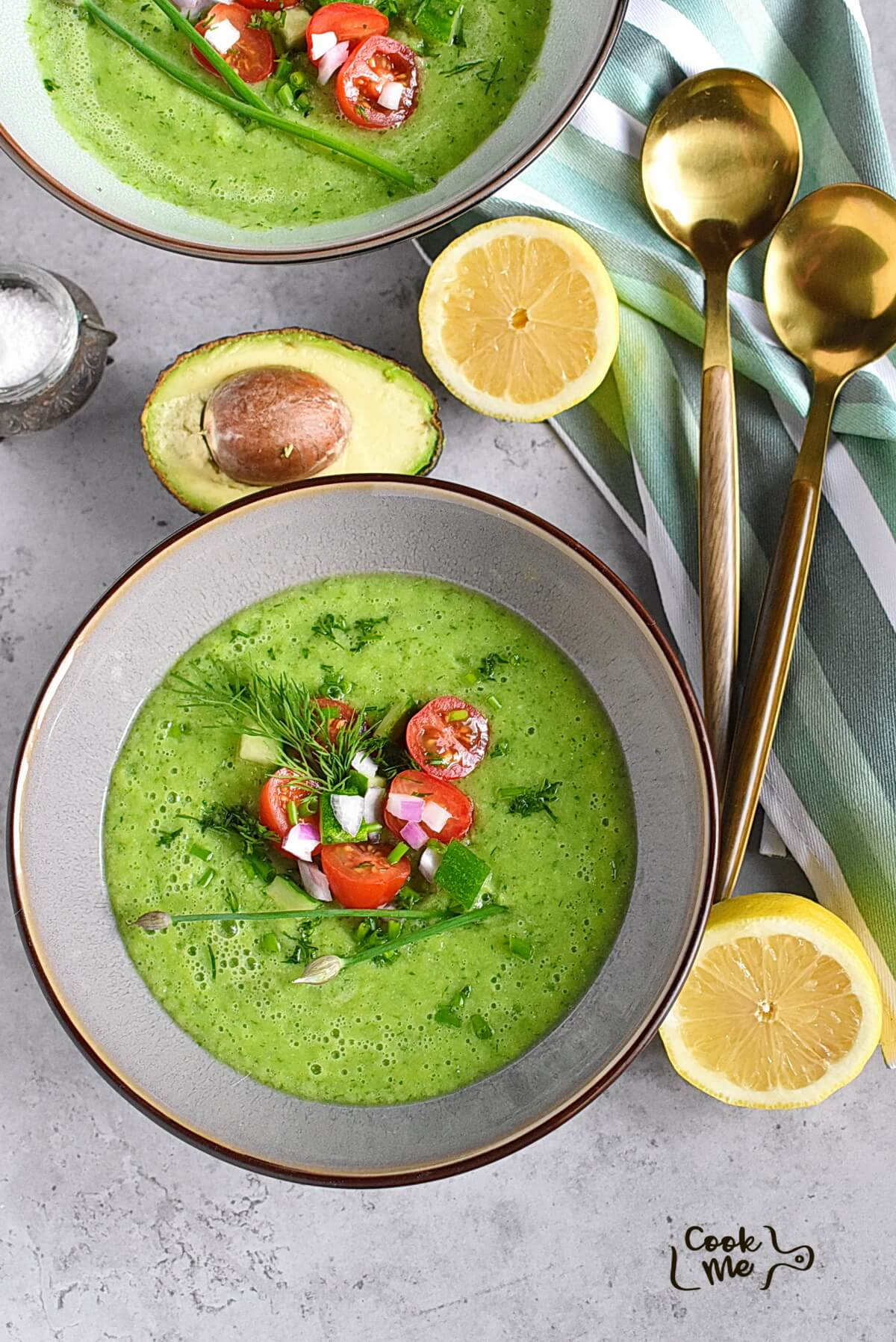 Chilled Avocado SoupServes 8 To 10