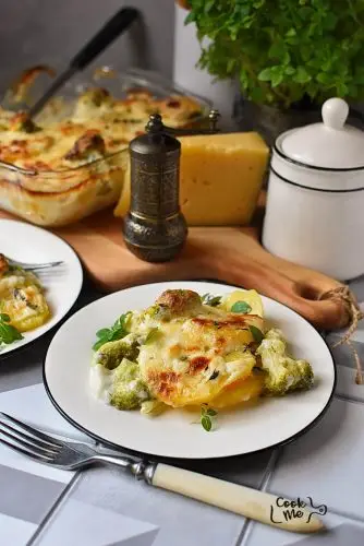 Creamy Potato Broccoli Casserole