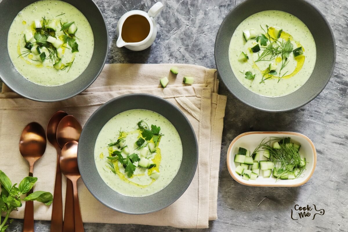 Cucumber, Yogurt and Herb Soup