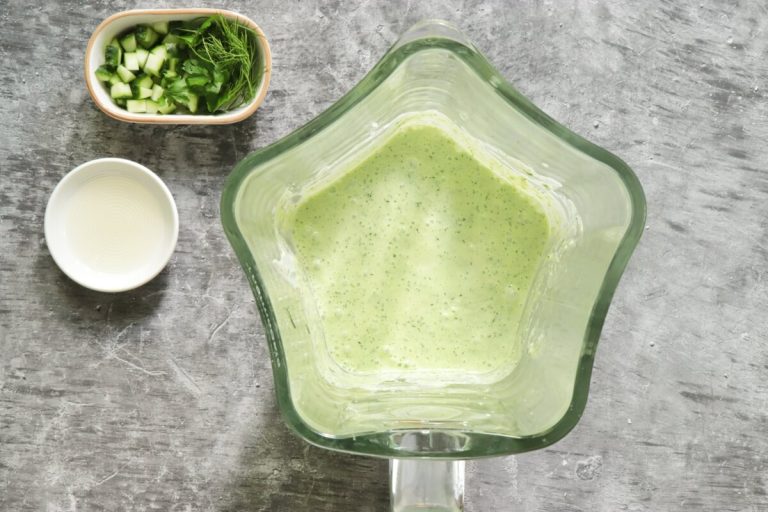 Step 4 - Cucumber, Yogurt and Herb Soup
