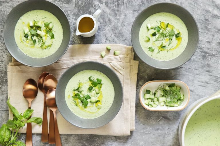 Step 5 - Cucumber, Yogurt and Herb Soup