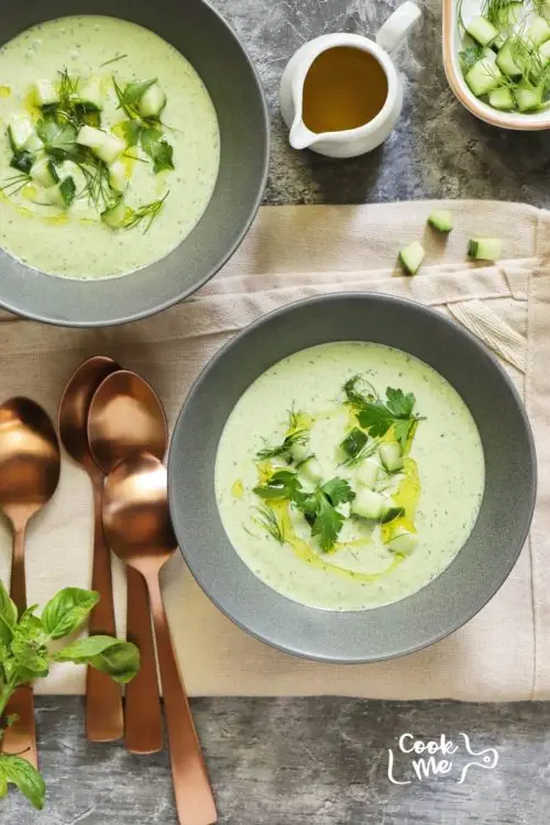 Cucumber, Yogurt and Herb Soup