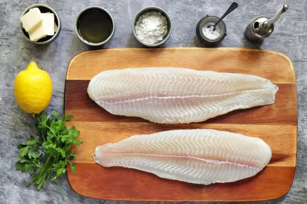 Ingredients for Lemon Butter Fish