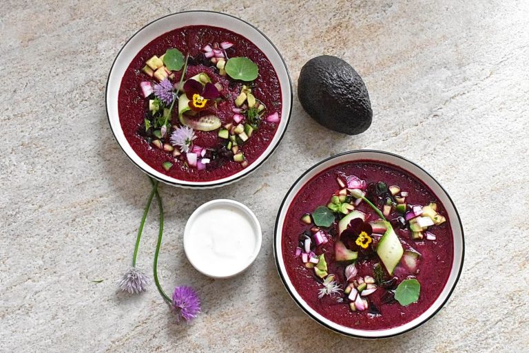 Step 8 - Simple Vegan Beet Gazpacho