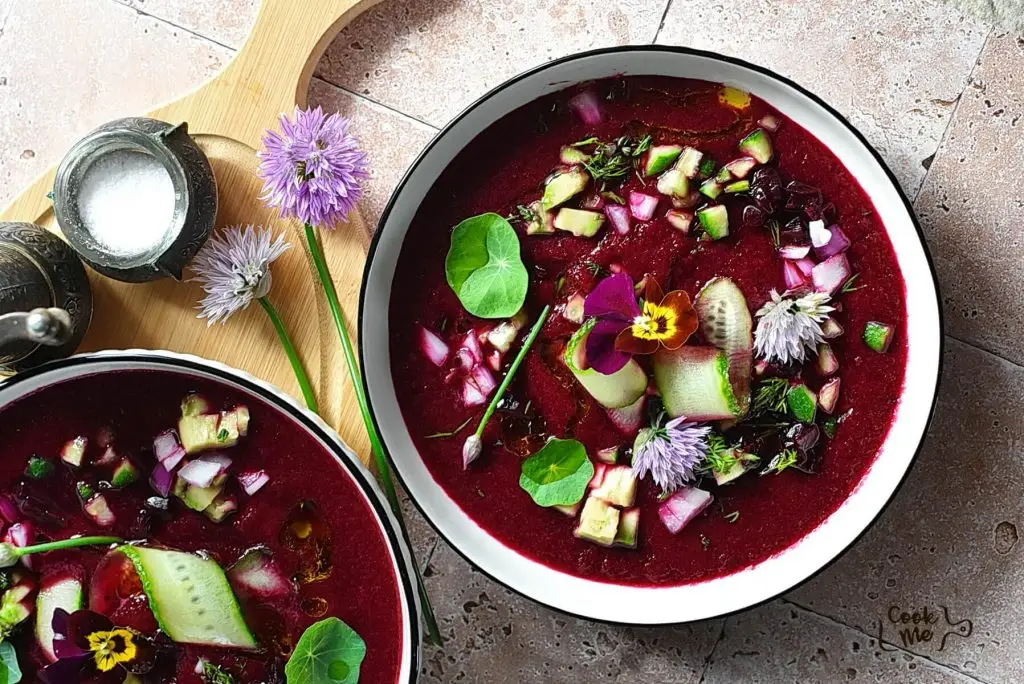 Simple Vegan Beet Gazpacho