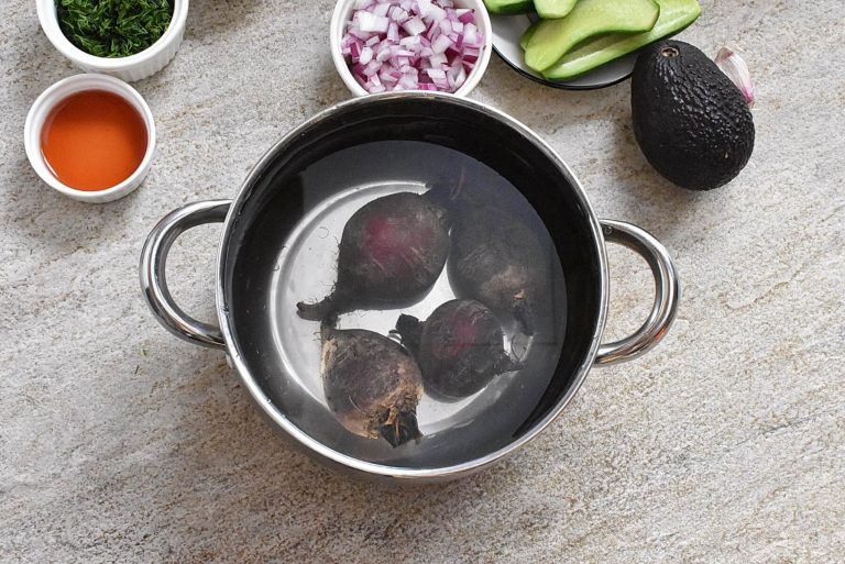 Step 1 - Simple Vegan Beet Gazpacho