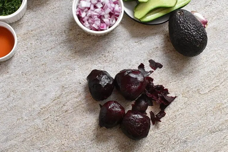 Step 2 - Simple Vegan Beet Gazpacho