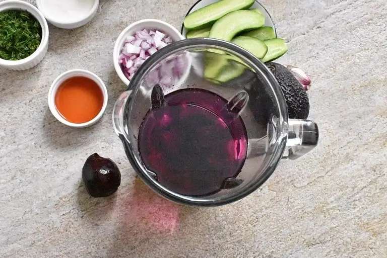 Step 3 - Simple Vegan Beet Gazpacho