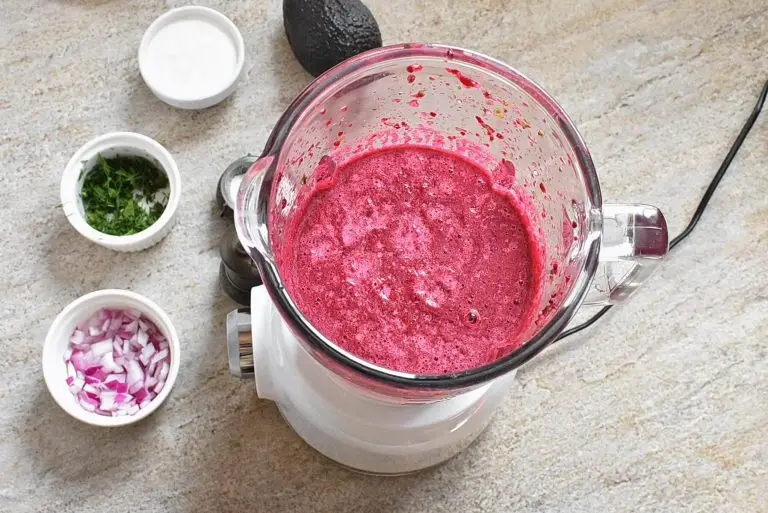 Step 5 - Simple Vegan Beet Gazpacho