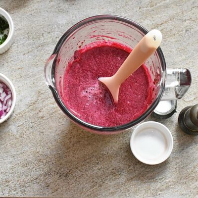 Simple Vegan Beet Gazpacho recipe - step 5