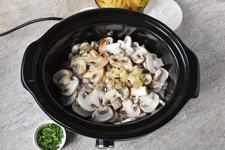 Step 3 - Slow Cooker Beef Stroganoff