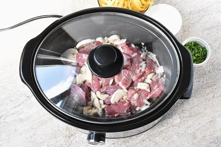 Step 4 - Slow Cooker Beef Stroganoff